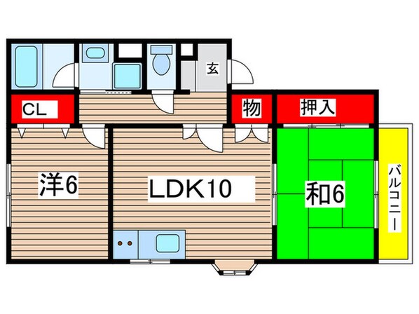 エントピアフジの物件間取画像